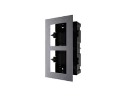 Рамка монтажная на 2 модуля Hikvision DS-KD-ACF2/Plastic, врезная с пластиковым монтажным основанием