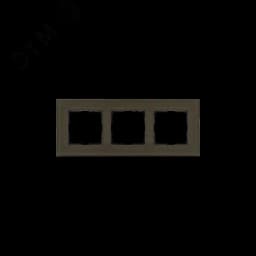 Рамка 3-постовая, стекло цвет Каперсовый Jasmart