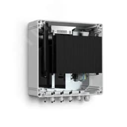 Узел коммутационный 8хPoE, 120 Вт, АС 220В, 50 Гц IP66, 300х320х132 мм Тахион