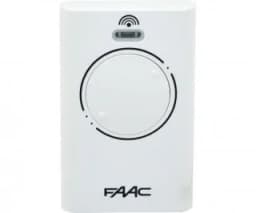 Брелок-передатчик XT2 433 SLH LR 433 МГц 2-канальный SLH код, функция MASTER-SLAVE, белого цвета 787007 FAAC