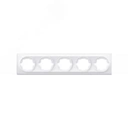Рамка на 5 приборов, цвет белый (серия Florence) 2172786 ССТ