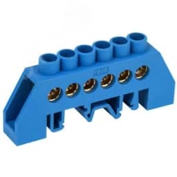 Шина N ноль комбинированный DIN-изолятор типа Стойка ШНИ-8х12-6-КС-С YNN10-812-6DP-K07 IEK