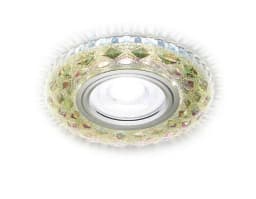 Встраиваемый точечный светильник MR16 с LED подсветкой Ambrella Light S288 PR