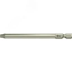 Бита 3867/4 TS TORX BO с отверстием под штифт нержавеющая сталь хвостовик 1/4 E 6.3 TX 30X89 мм