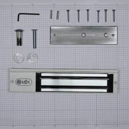 Электромагнитный замок (сила удержания 280кг), цвет белый, RAL9016(белый) RL-EM280-L0W R-Lock