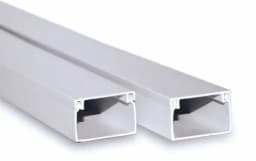 Кабель-канал белый 2-й замок в п/э 20х10 (100 м/уп) Э-Пласт