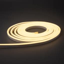 Гибкий неон LED SMD 8х16 мм односторонний теплый белый 120 LEDм 5 м 131006