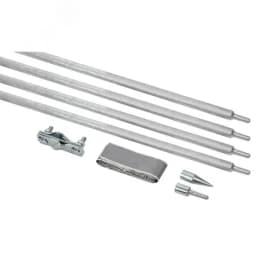 Комплект заземления 3/16 безмуфтовое соединение горячеоцинкованная сталь ZKZ11-14-016-03 IEK