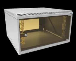 Шкаф телекоммуникационный настенный разборный МИКсистем 19" Lite 6U 600*600 дверь стекло