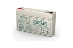 Аккумуляторная батарея КТ 6-1.2 (миниатюрный) 6V 1.2А/ч Контакт