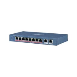Неуправляемый 8-ми портовый PoE коммутатор + 2 Uplink порта DS-3E0310HP-E HikVision