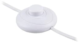 Сетевой шнур с ножным выключателем белый DM106 29844