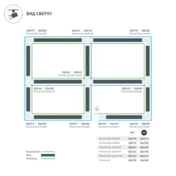 Коннектор тройной Arlight LGD4TRCONINTL2WH C IP20 Пластик 026141