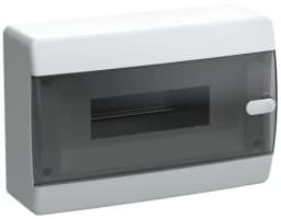 Корпус ЩРН-П-12 UNION Compact IP41 черн. прозр. дверь пластик. IEK UIC-KP12-N-12-41-K01