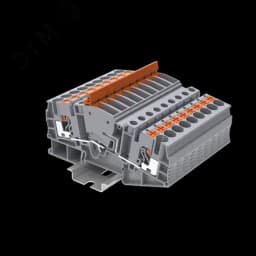 Клемма TP измерительная, Push-in, сечение 6 мм. кв., серая