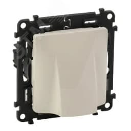 Valena LIFE Вывод кабеля с лицевой панелью Без клемм Слоновая кость Legrand Euro