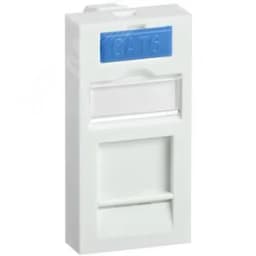 Вставка 45х22.5мм для 1 модуля Keystone Jack с маркером