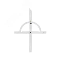 Угломер нониусный 10-170 град (200x400мм 1 град) регулир.рейка (ГРСИ №83810-21)