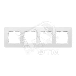 Рамка 4 поста белая