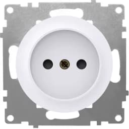 Розетка без заземления, винтовые контакты, цвет белый (серия Florence) 2172766 ССТ