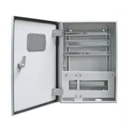 Корпус щита учета навесной со стеклом ЩУНс 1х7+1х2-СЭ1-IP54-У1-013 Узола