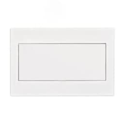 Корпус встраиваемый с белой дверью 1 ряд 13 модулей IP41 ЩРВ-М