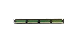 Патч-Панель неэкранированная, черная 19" X-line (24 гнезда RJ-45, CAT5e)