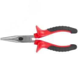 Тонконосы "Оптима", двухцветные обрезиненные ручки, полированная сталь 165 мм