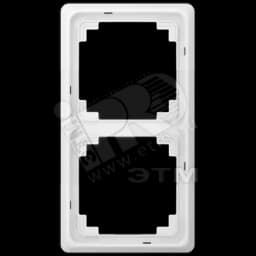 Рамка 2 поста универсальная белая CDP582WW JUNG