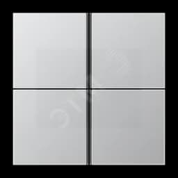 Клавиши для выключателя 4 группы алюминий