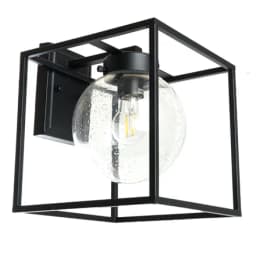 Светильник садовопарковый Feron PL711 на стену вниз 60W E27 230V черный 48385