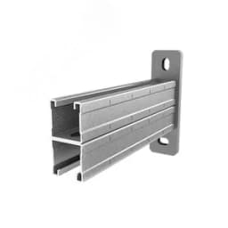 Консоль СТРАТ двойная 41х41, база 300, толщ. 2,0 мм, гальван. цинк OSTEC