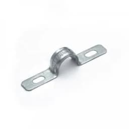 Скоба металлическая двухлапковая усиленная противопожарная СМДУ d14-15 мм (100 шт/уп)Промрукав