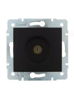 Розетка телевизионная оконечная TV СП Karina механизм черн. бархат LEZARD 707-4288-130