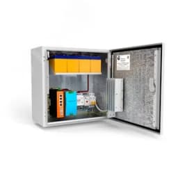 Узел коммутационный 4хPoE+, 2хSFP, 120 Вт, АС 220В, 50 Гц IP66, 380х380х210 мм