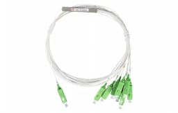 Коннектор PLС сплиттер 1х8, 0.9мм, гильза, SC/APC SUPRLAN (09-0416)