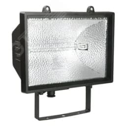 Прожектор ИО1500 галогенный черный IP54 IEK