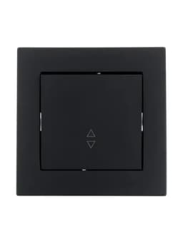 Переключатель проходной 1-кл. СП Vesna механизм черн. бархат LEZARD 742-4288-105