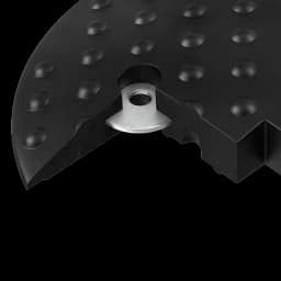 Лежачий полицейский ИДН 300-2 концевой элемент РЕЗИНА.