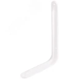 Уголок-кронштейн усиленный белый 230x350 мм (1,0 мм)