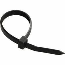 Хомут-стяжка широкий nylon 200х8.0мм, черный, в упак. 100шт, Rexant (07 - 0203)