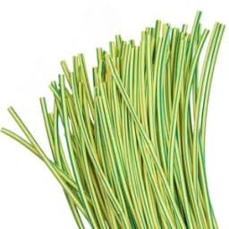 Трубка термоусаживаемая ТУТ нг 6/3 желто-зеленая в отрезках по 1м PROxima EKF