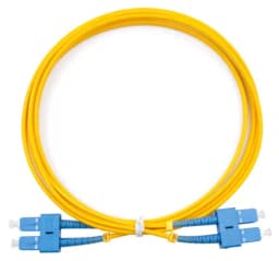 Патч-корд волоконно-оптический Cabeus FOP(d)-9-SC-SC-2m (SM, SC-SC, LSZH, Duplex, 2 м, желтый) (7365c)