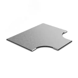 Крышка к переходу Т-образному плавному 200х100, толщина 0,7 мм, Сендзимир цинк OSTEC