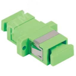 Адаптер проходной SC-SC для одномодового и многомодового кабеля (SM/MM) с полировкой APC одинарного исполнения (Simplex)