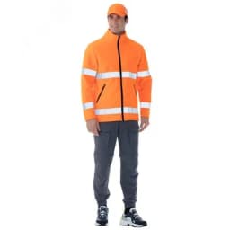 Куртка флисовая сигнальная Люменар, цвет флуоресцентно-оранжевый, р. 88-92/182-188