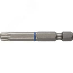 Биты "ЭКСПЕРТ" торсионные кованые, обточенные, хромомолибденовая сталь, тип хвостовика E 1/4", T30, 50мм, 2шт ЗУБР