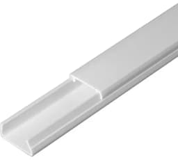 Кабель-канал 20х10х2000мм. в П\Э (180м/уп) белый 2-й замок. Промрукав PR.0325203