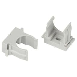 Держатель для труб (клипса) d20мм для прямого монтажа CLIP-20-G-MP сер. (уп.100шт) Эра Б0062104