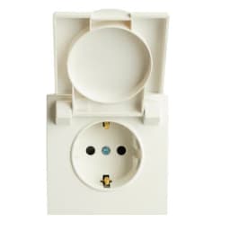 Розетка 1местная с крышкой с защ штор STEKKER сз 250В 16А серия Эмили RST16511201 белый фарфор soft touch 49881